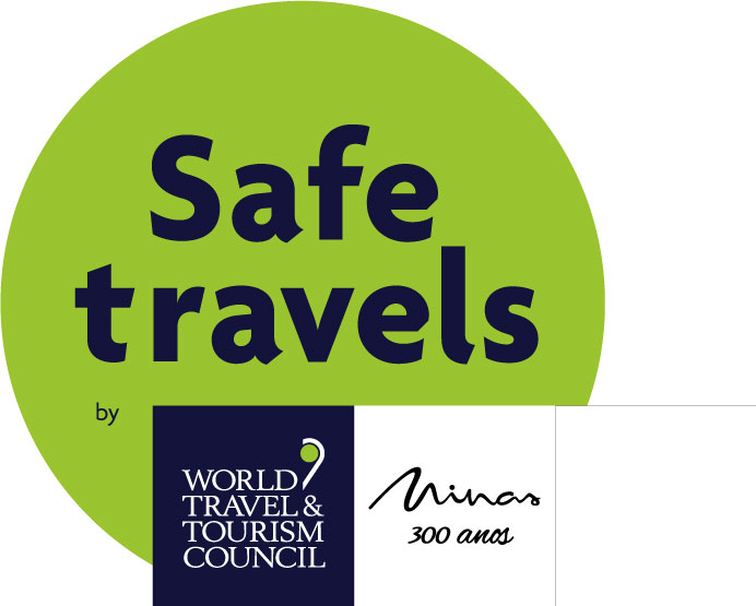 Selo Safe Travels do WTTC/SETUR